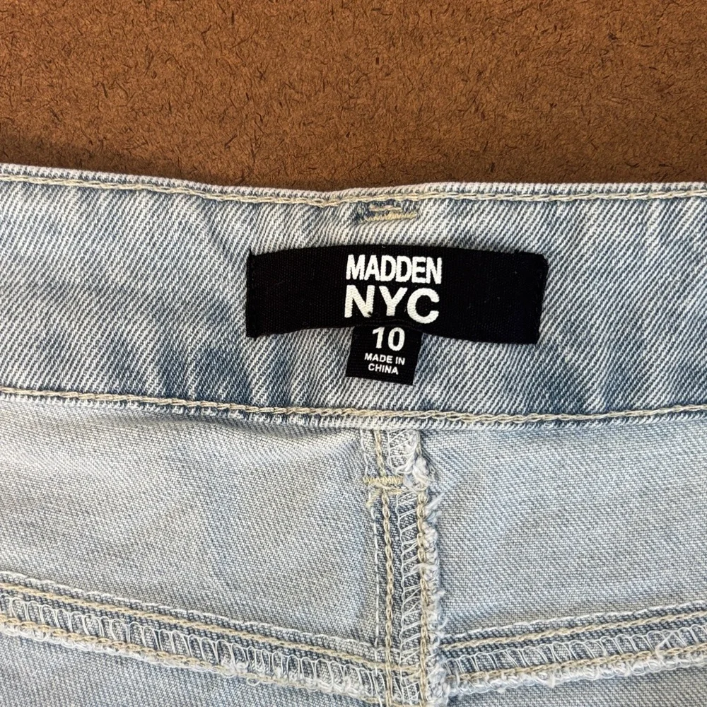 High Waisted Cropped Barrel jeans Light Blue Women's 90’ baggy boho - Picture 2 of 11
